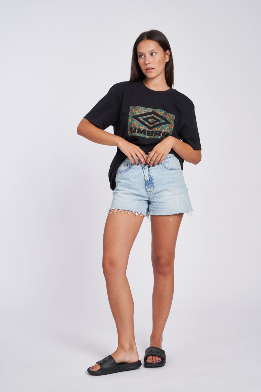 Camiseta Umbro Paisley Graphic Tee Preto