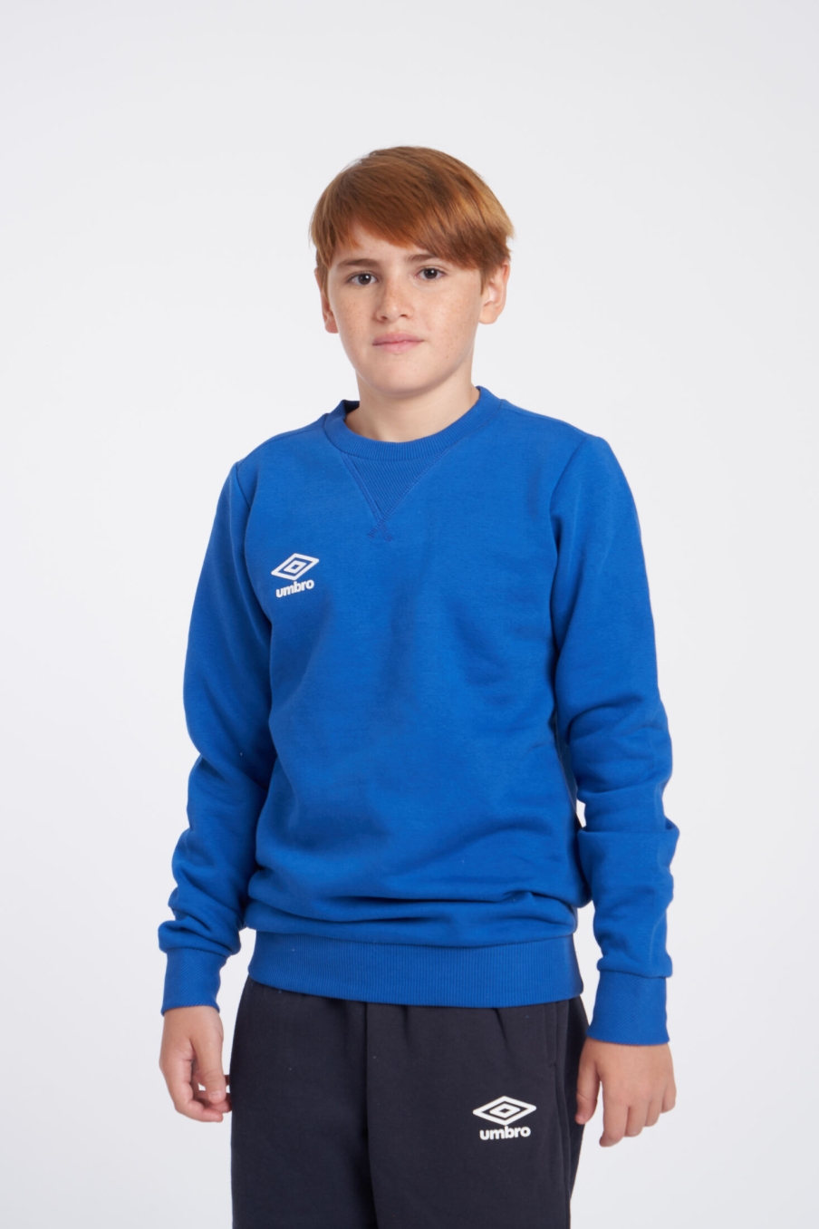 Sudadera Umbro Wardrobe Small Logo Junior Royal