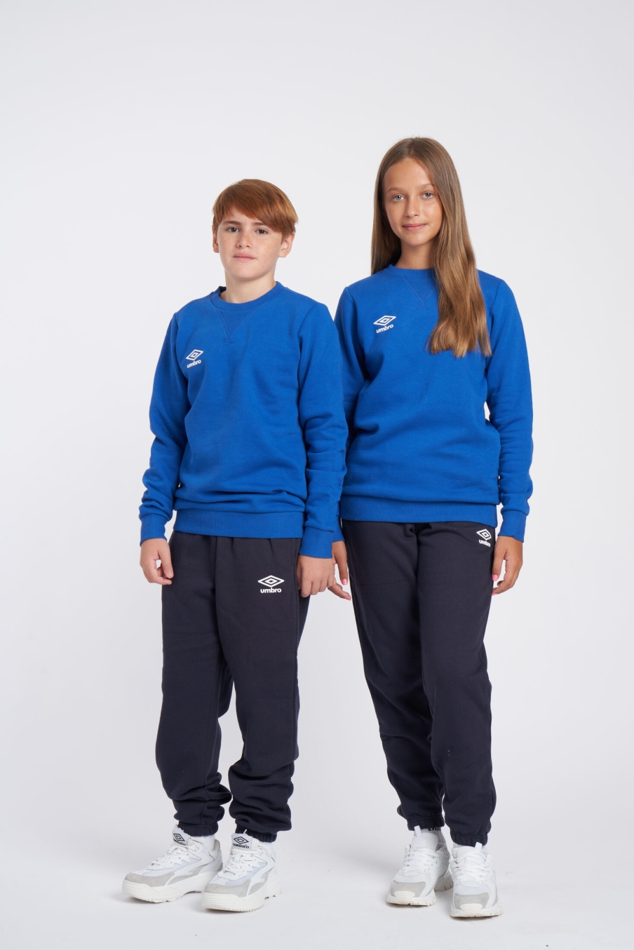 Sudadera Umbro Wardrobe Small Logo Junior Royal