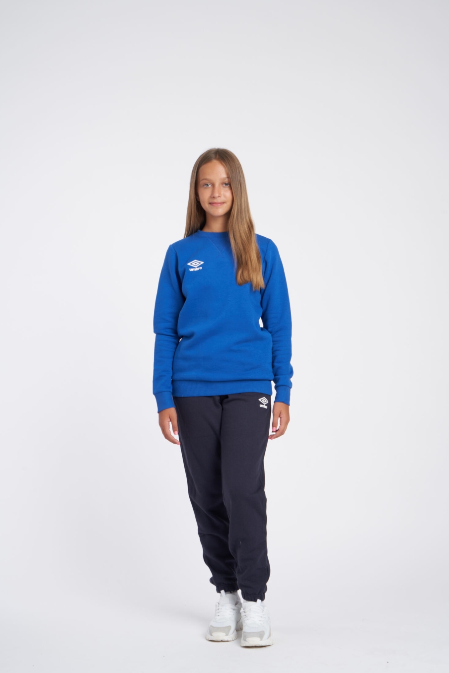 Sudadera Umbro Wardrobe Small Logo Junior Royal