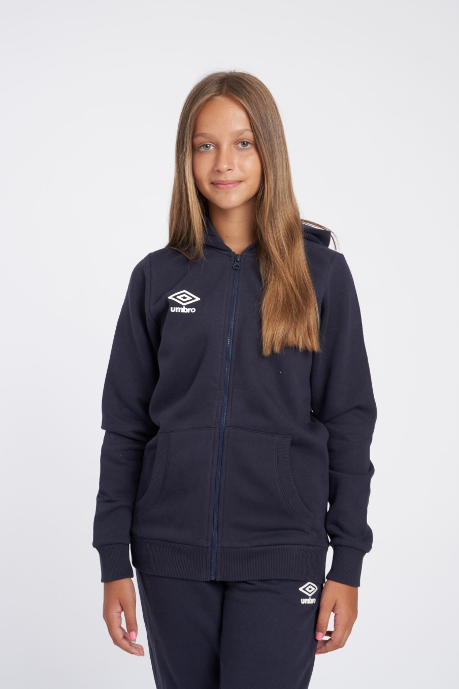 Guarda-roupa Umbro Moletom Com Capuz Pequeno Logo Junior Dark Navy
