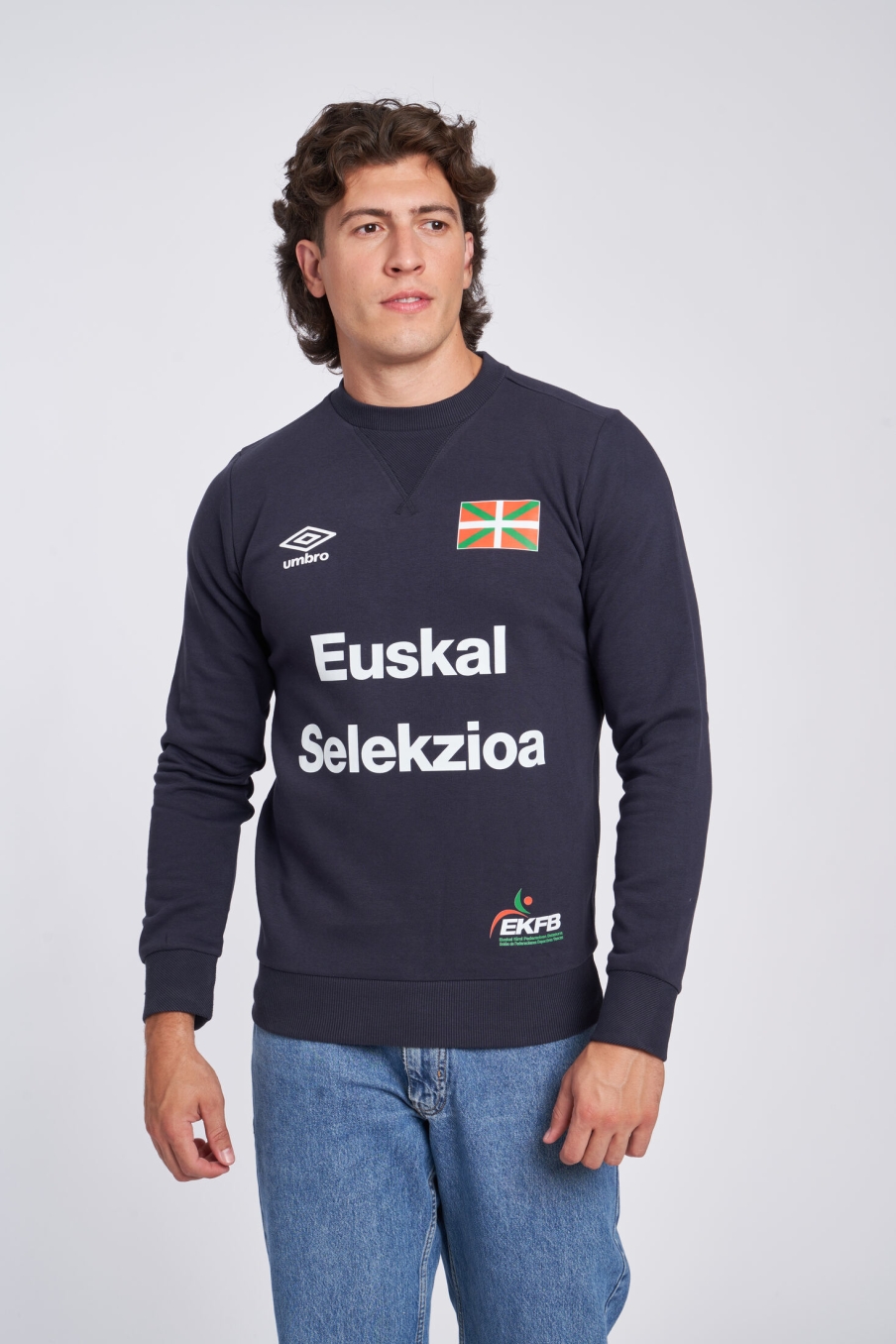 SUDADERA EUSKAL SELEKZIOA 22 SWEAT NAVY