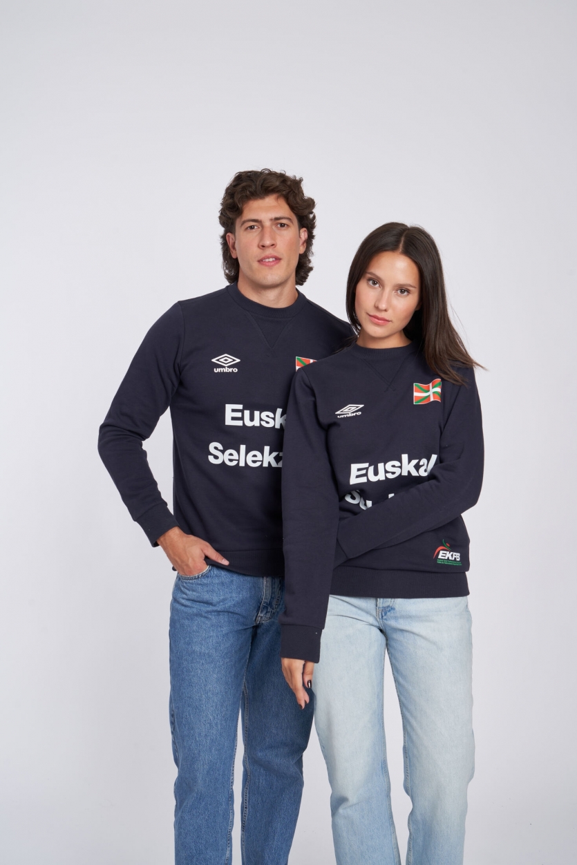 SUDADERA EUSKAL SELEKZIOA 22 SWEAT NAVY