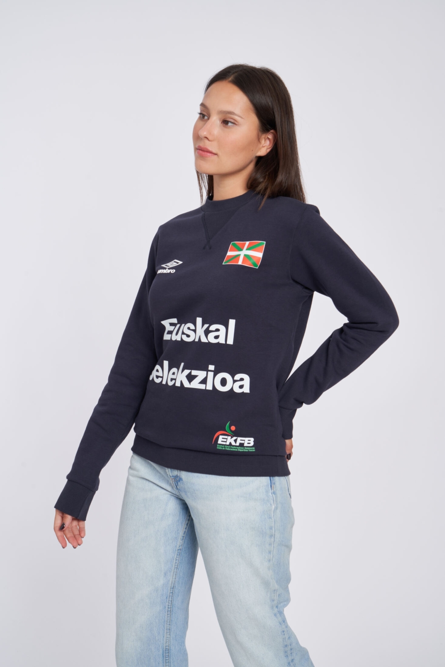 SUDADERA EUSKAL SELEKZIOA 22 SWEAT NAVY