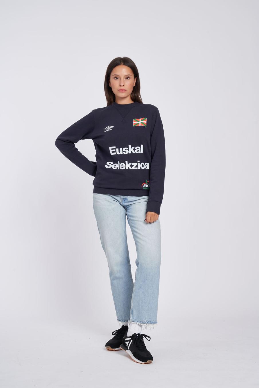 SUDADERA EUSKAL SELEKZIOA 22 SWEAT NAVY