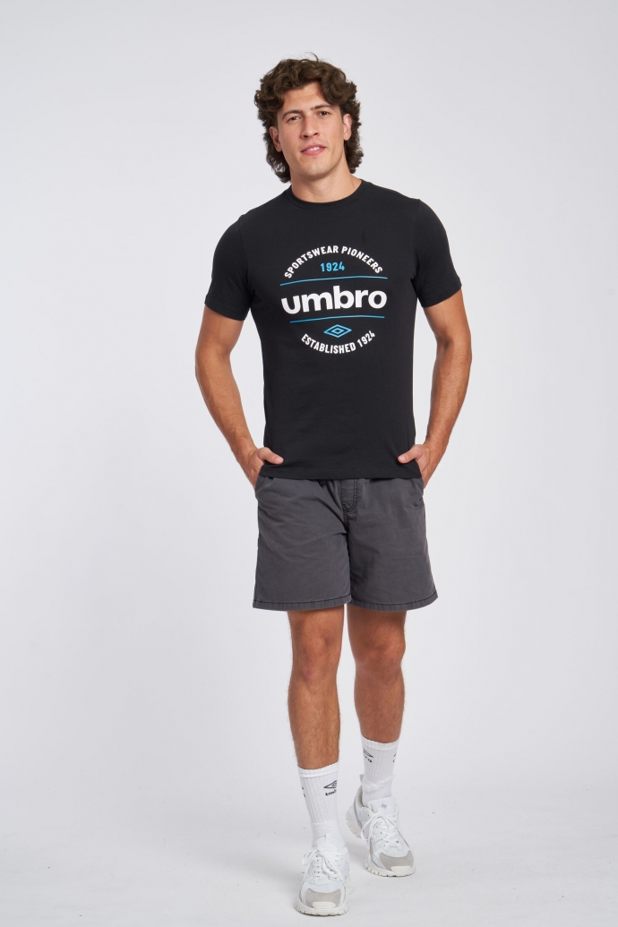 UMBRO FW CIRCULAR GRAPHIC TEEBLACK...