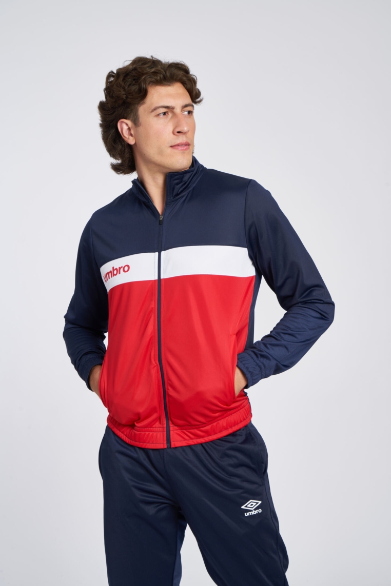 Umbro Fw Sportswear Track Top Jacke Dark Navy / Vermillion / Brilliant White