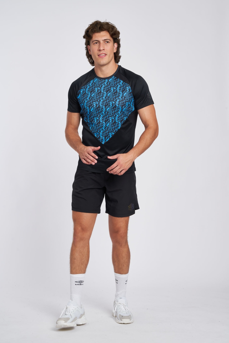 Umbro Pro Training Graphic Jerseyblack / Malibu Blue