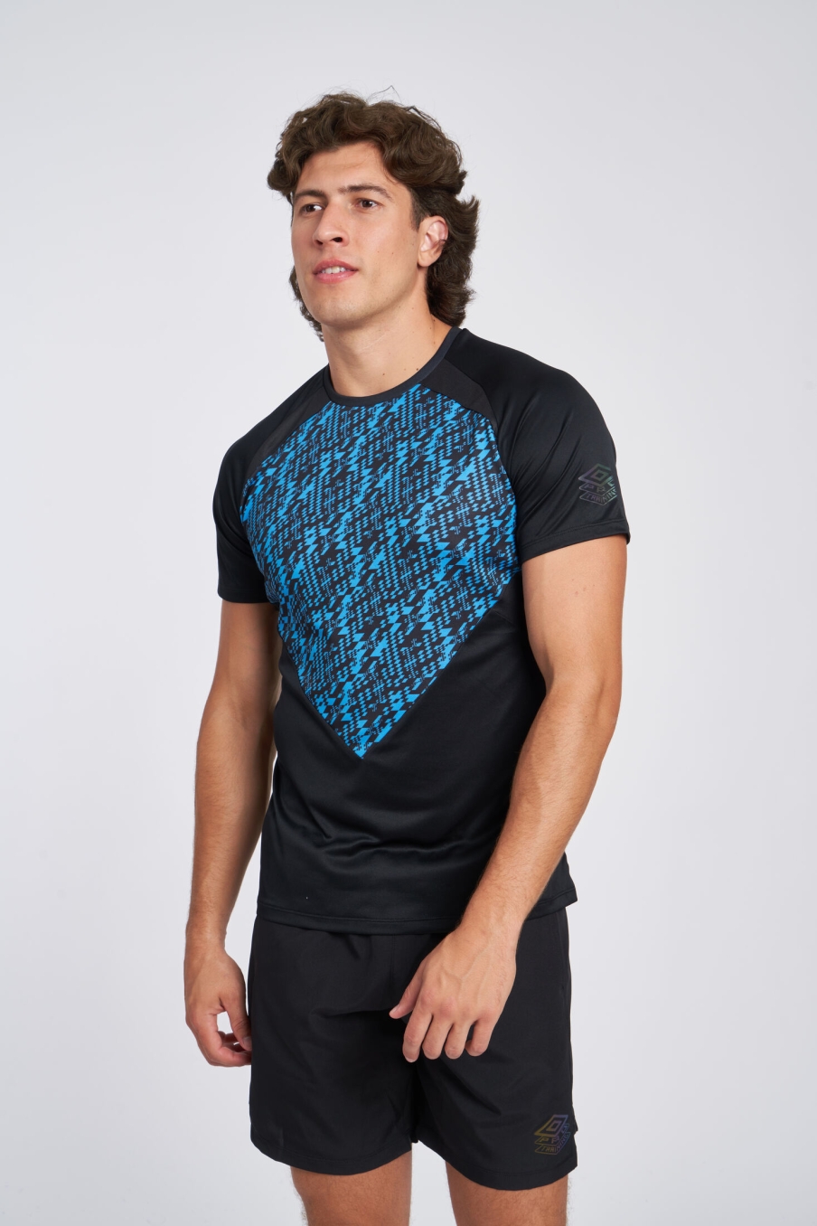 Umbro Pro Training Graphic Jerseyblack / Malibu Blue