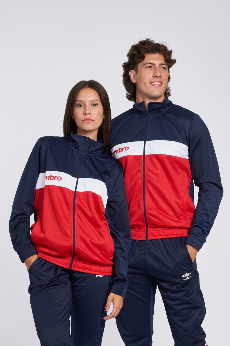 Umbro Fw Sportswear Track Top Jacket Dark Navy / Vermillion / Brilliant White