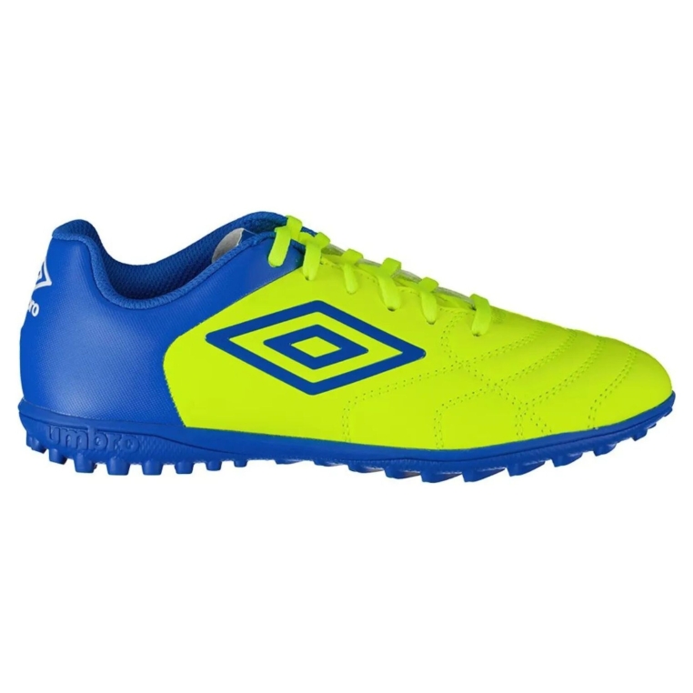 Umbro Classico Xi Tf Football Boot Safety Yellow / Regaol Blue / White