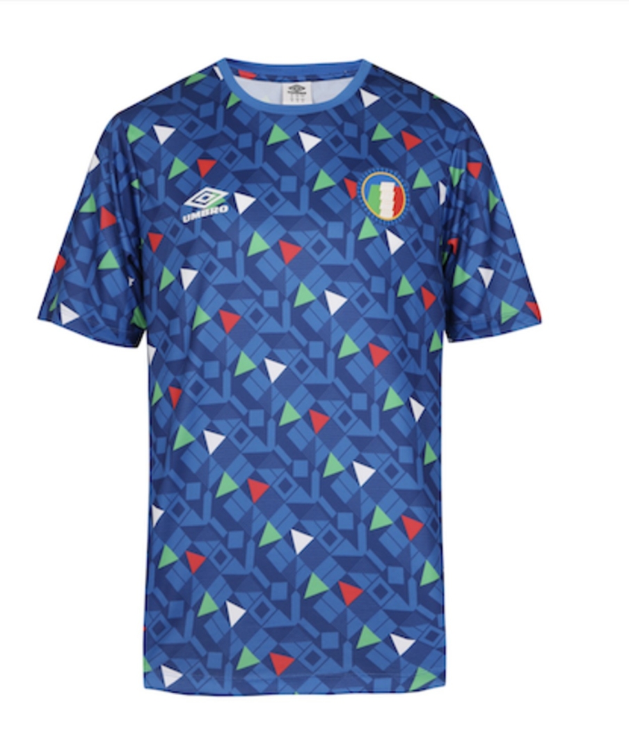 CAMISETA JERSEY COM ESTAMPA COMPLETA UMBRO - ITÁLIA