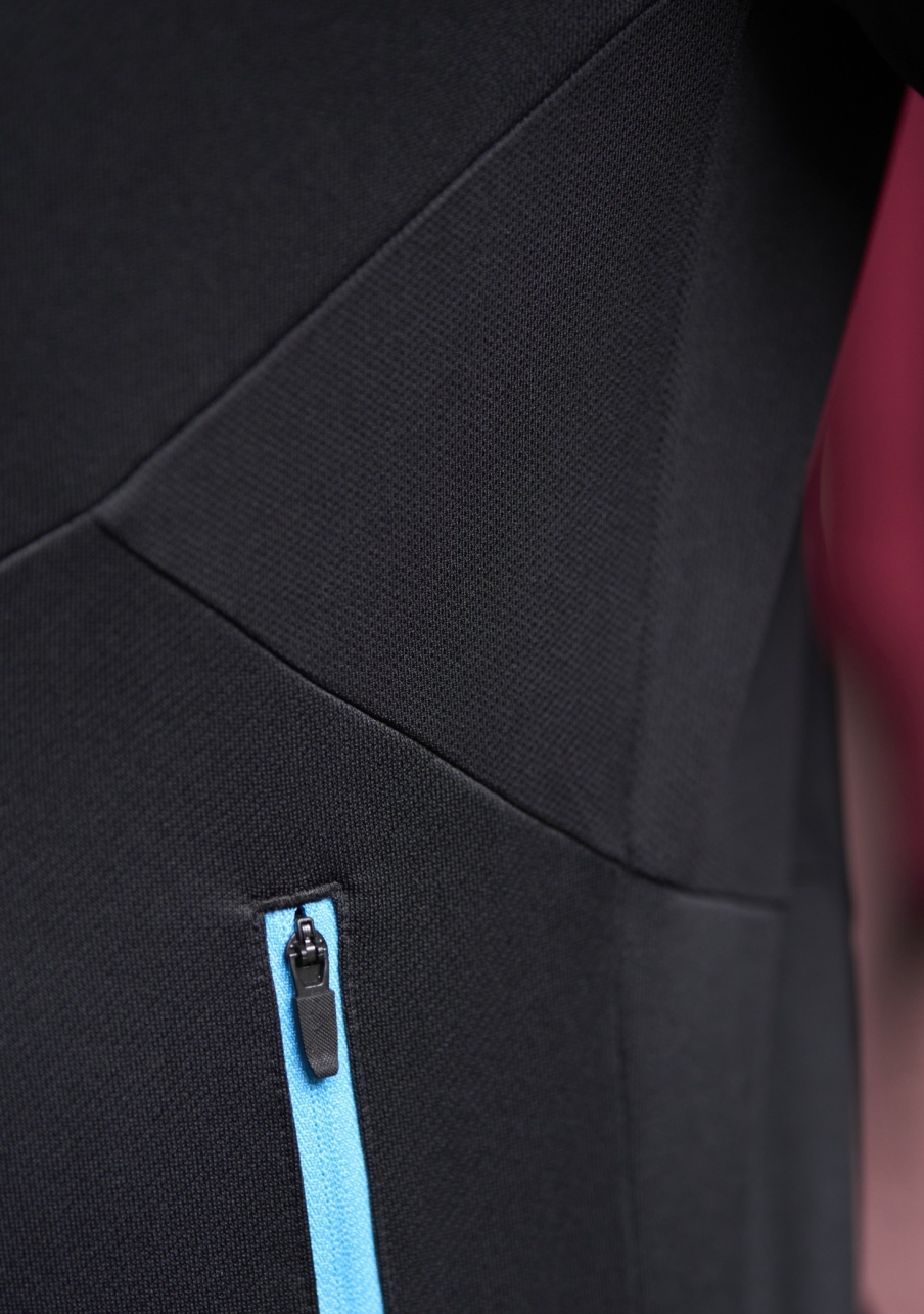 Umbro Jacket Pro Training FZ Hoodie Black / Malibu Blue