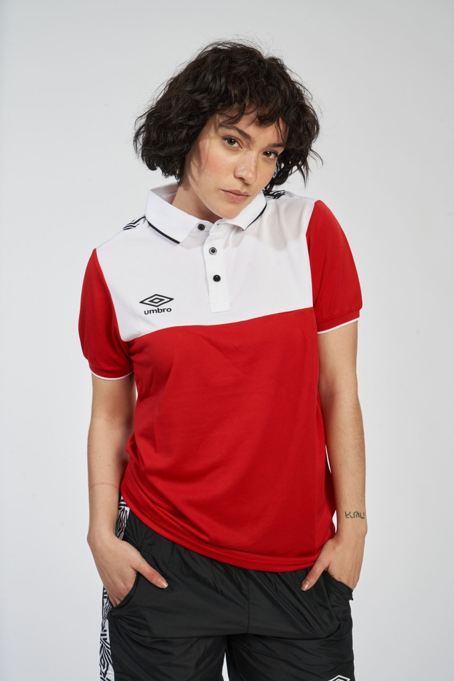 Polo Umbro Victoria Rojo / Blanco