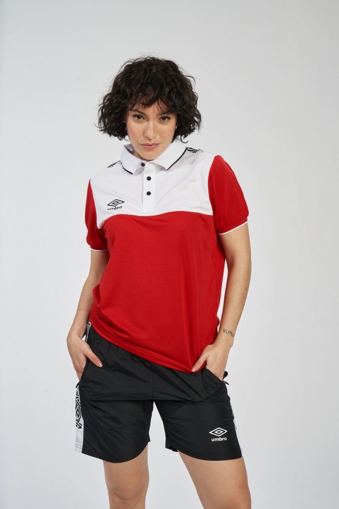 VICTORIA POLO RED / WHITE