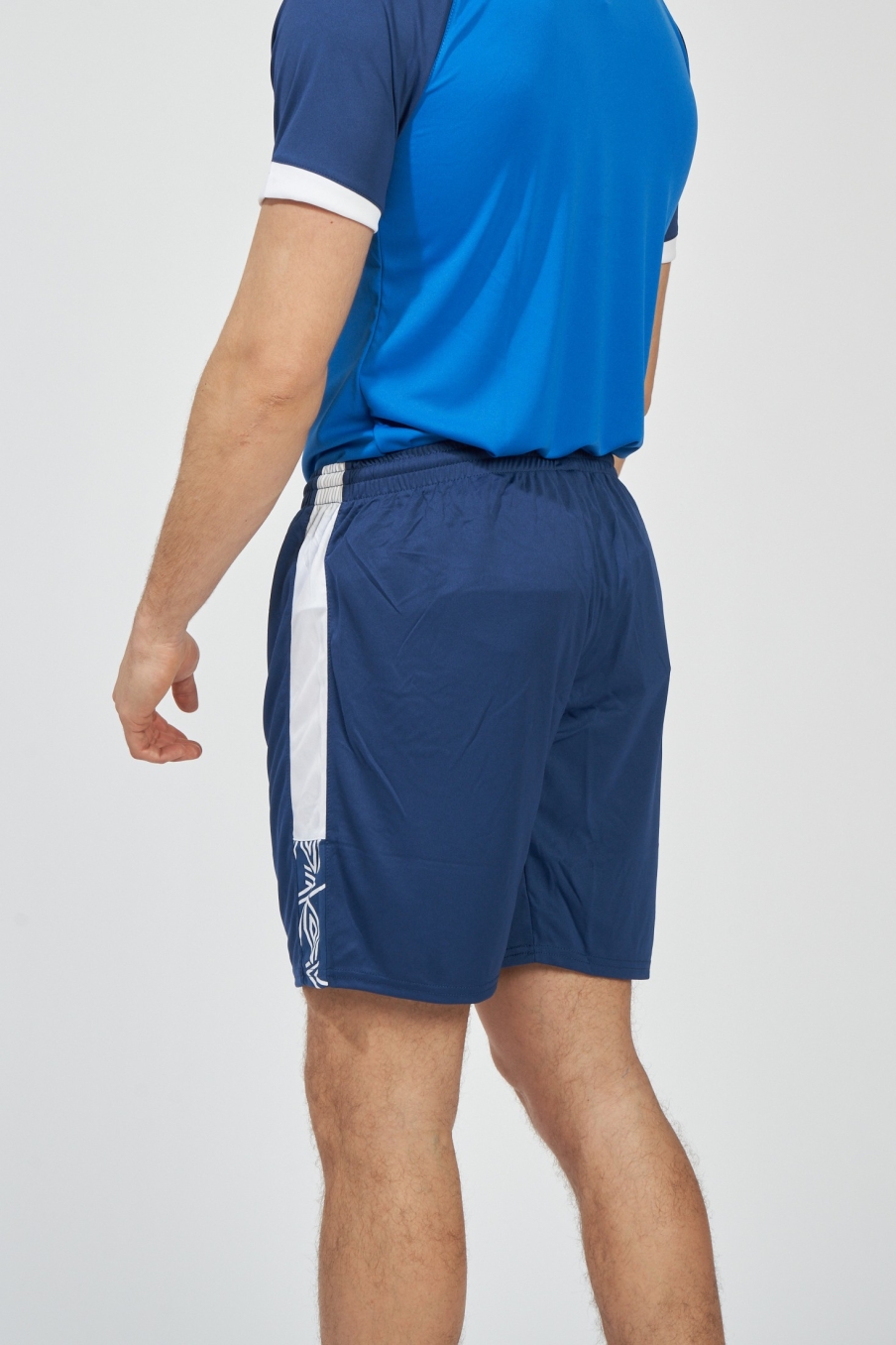 Curto Umbro Rosa Azul/Branco