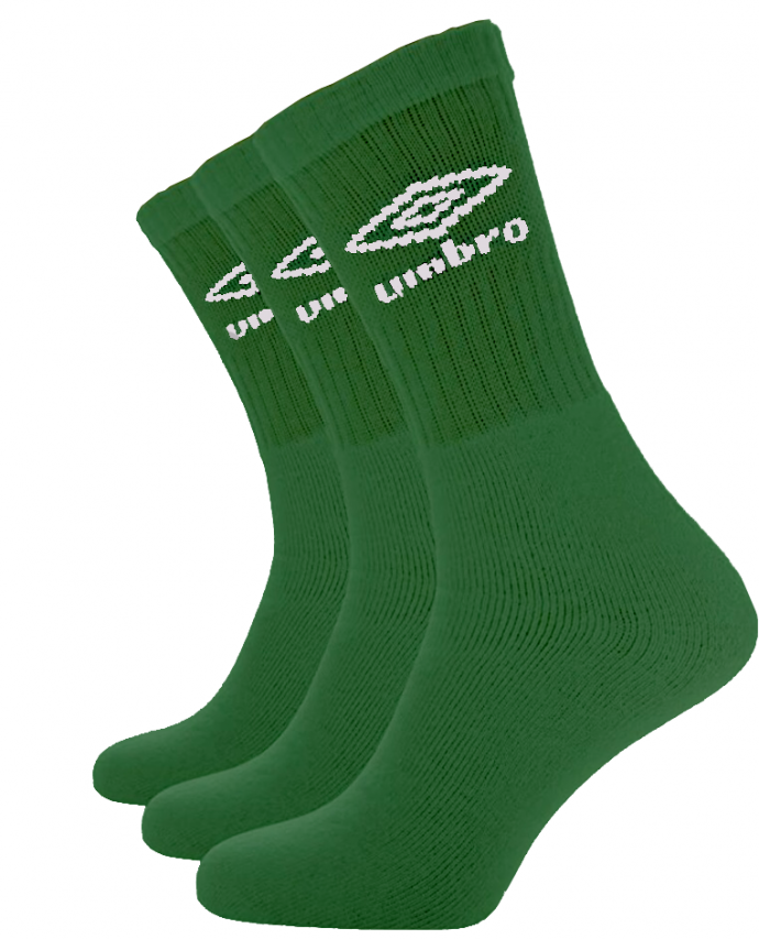 Pack 3 Sports Socks Umbro Green