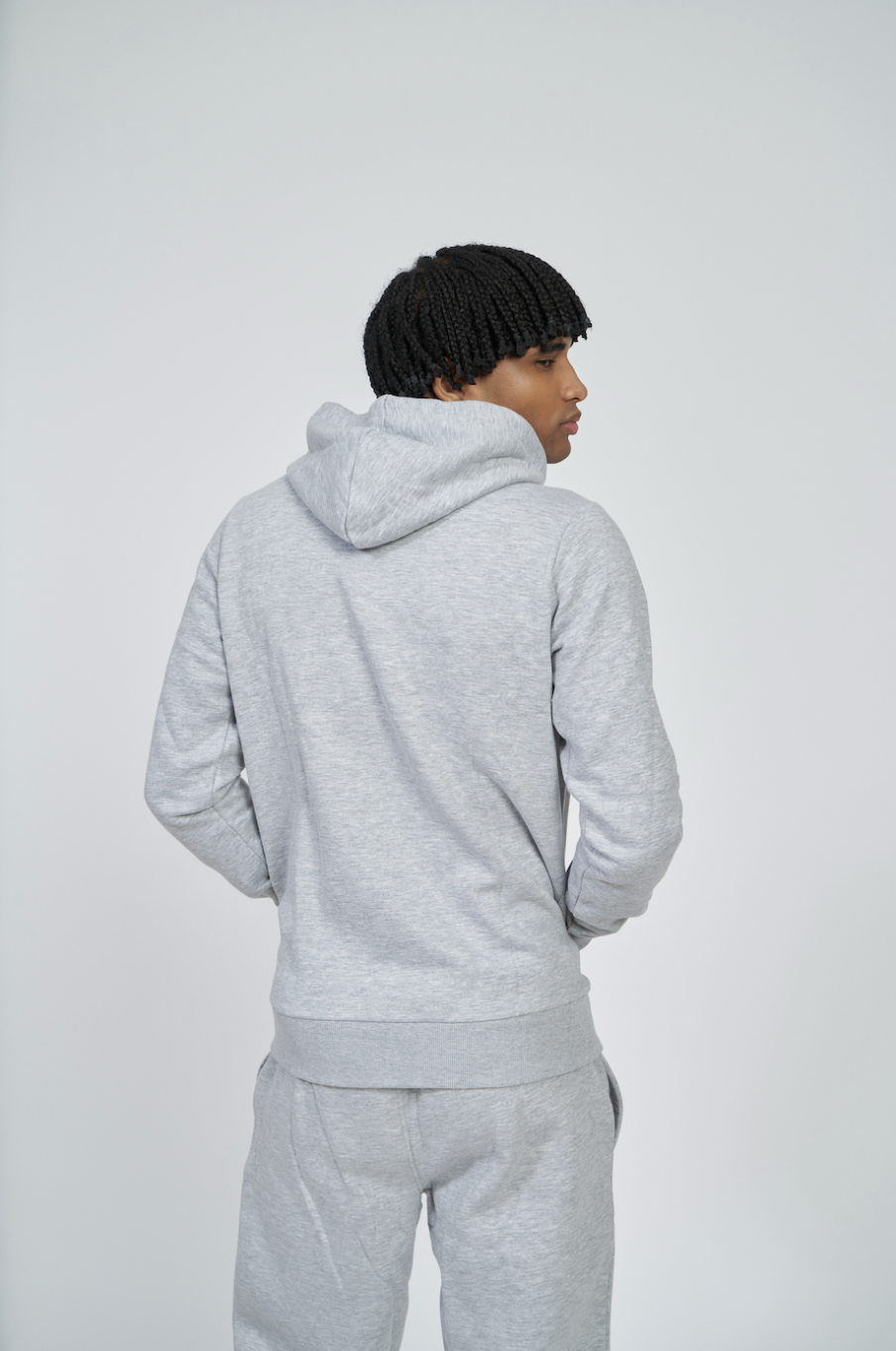 Umbro Wardrobe Zip Hoodie Jacket Small Logo Gray / White / Gray