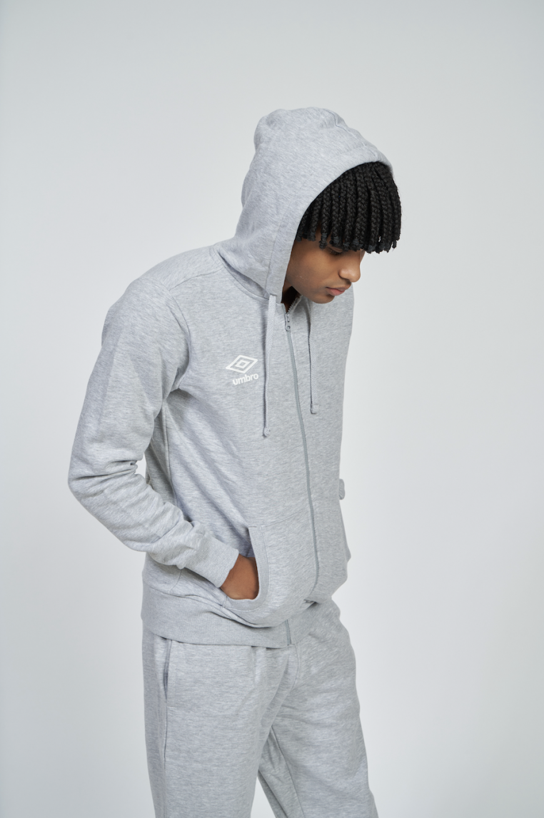 Chaqueta Umbro Wardrobe Zip Hoodie Small Logo Grey / White / Grey