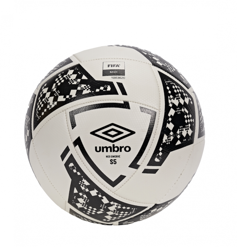 NEO SWERVE WHITE / BLACK FOOTBALL BALL