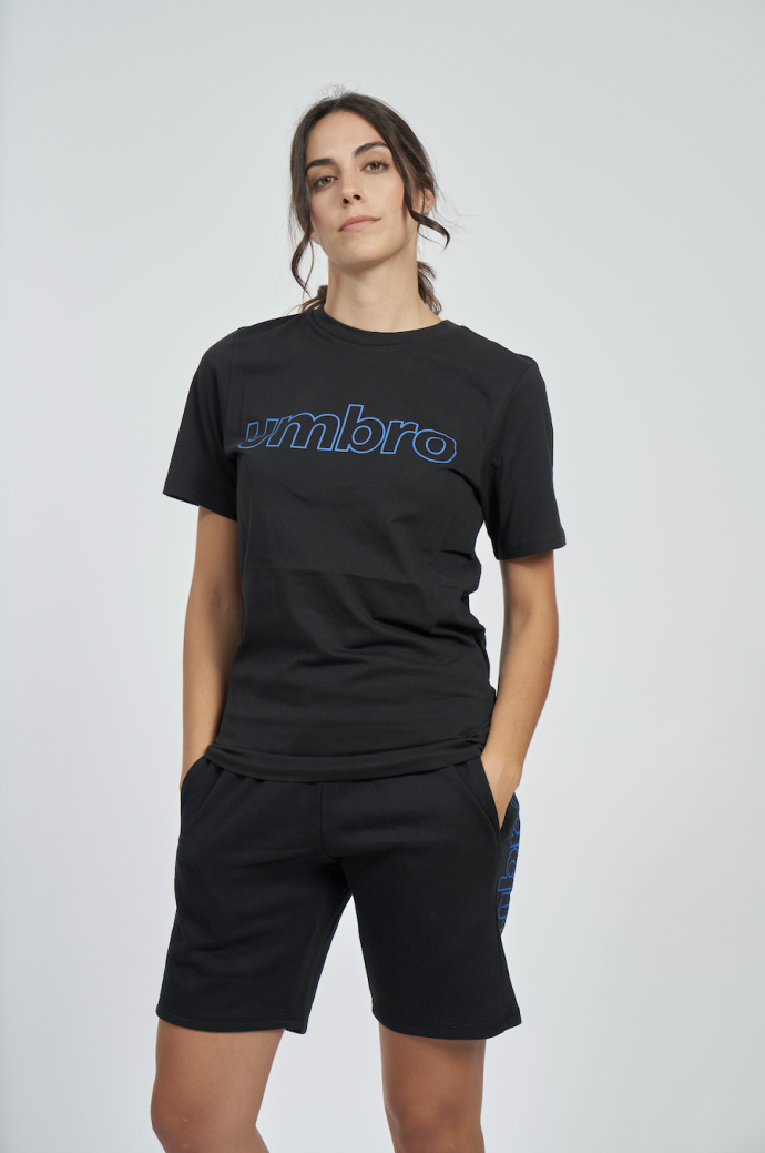 CAMISETA PRETA UMBRO FW LINEAR...