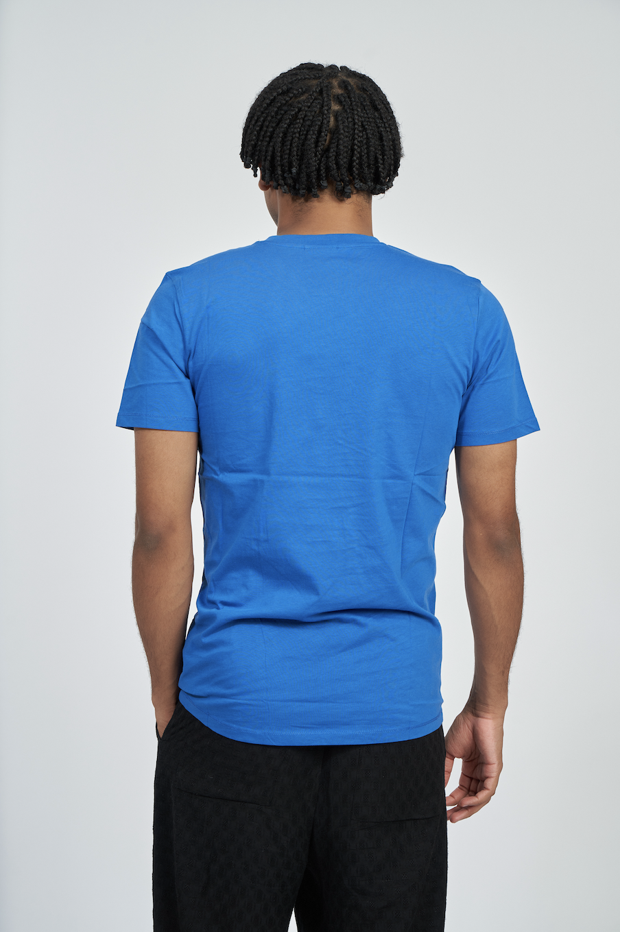 Camiseta Umbro Wardrobe Large Logo Royal / White