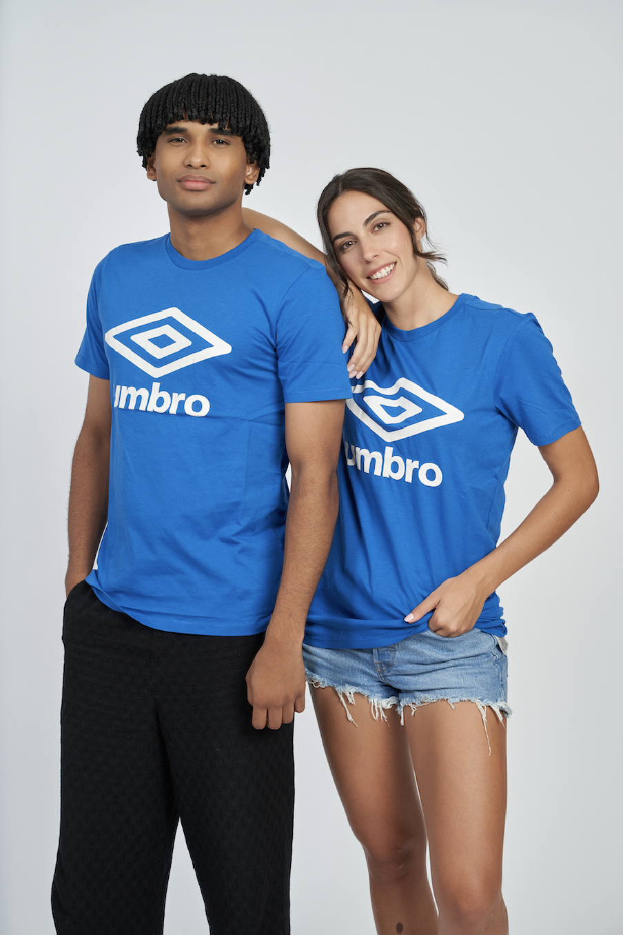 Umbro Wardrobe Large Logo T-shirt Royal / White