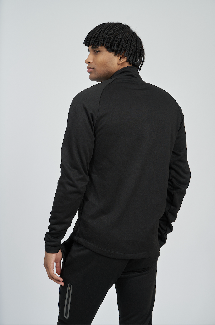 Sudadera Umbro FW Terrace Poly 1/4 Zip Black