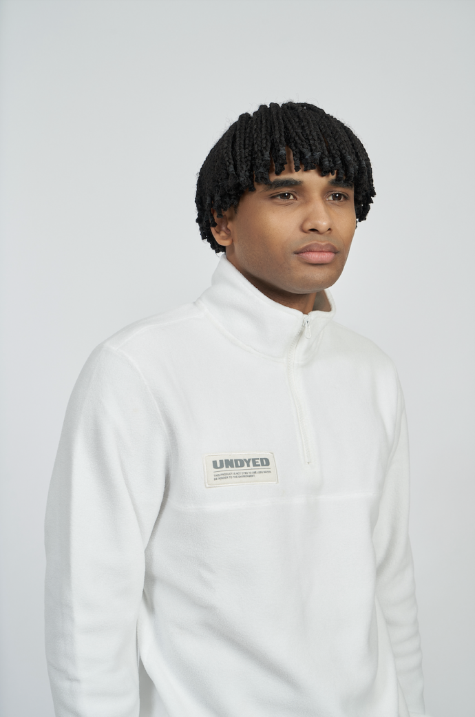 Polar Umbro Undyed 1/4 Zip Polar Natural