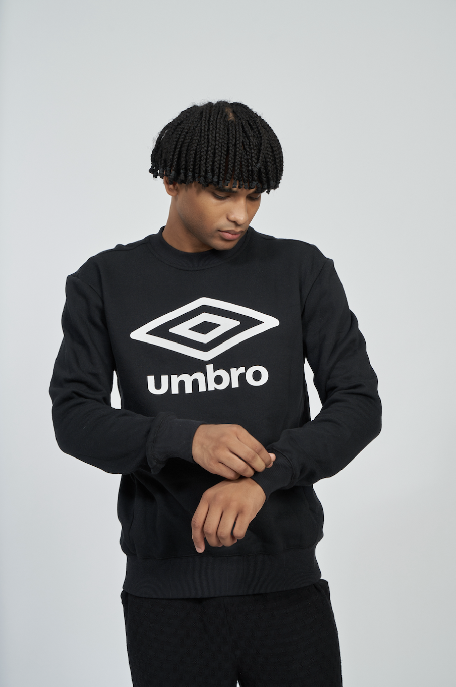 Umbro Fw Large Logo Sweat Black Sweatshirt