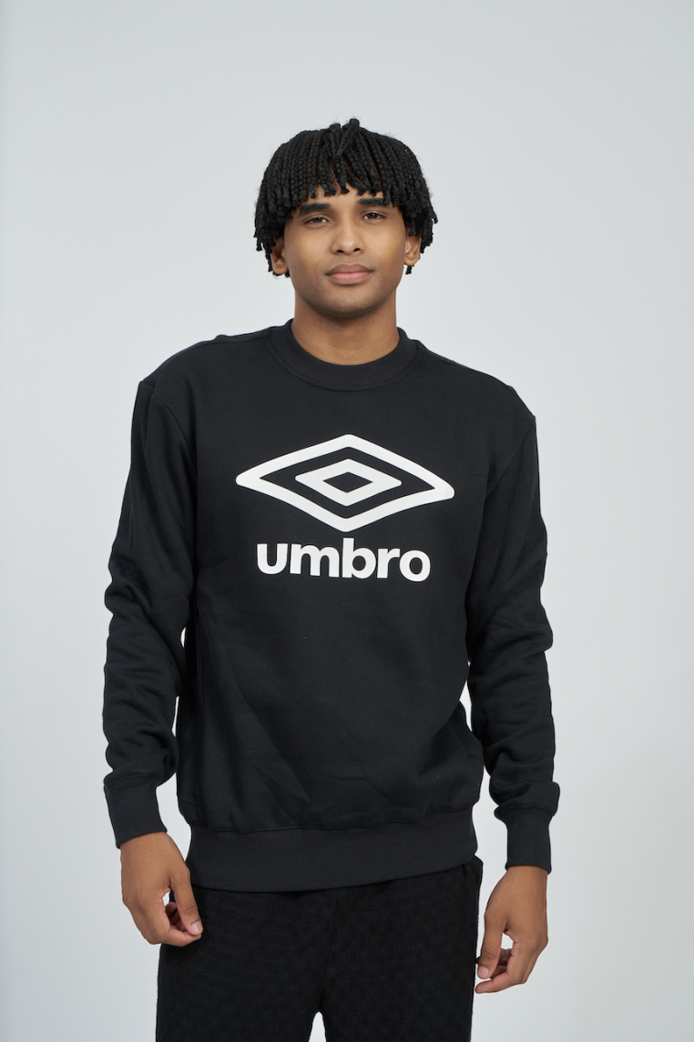 Umbro Fw Large Logo Sweat Black Sweatshirt