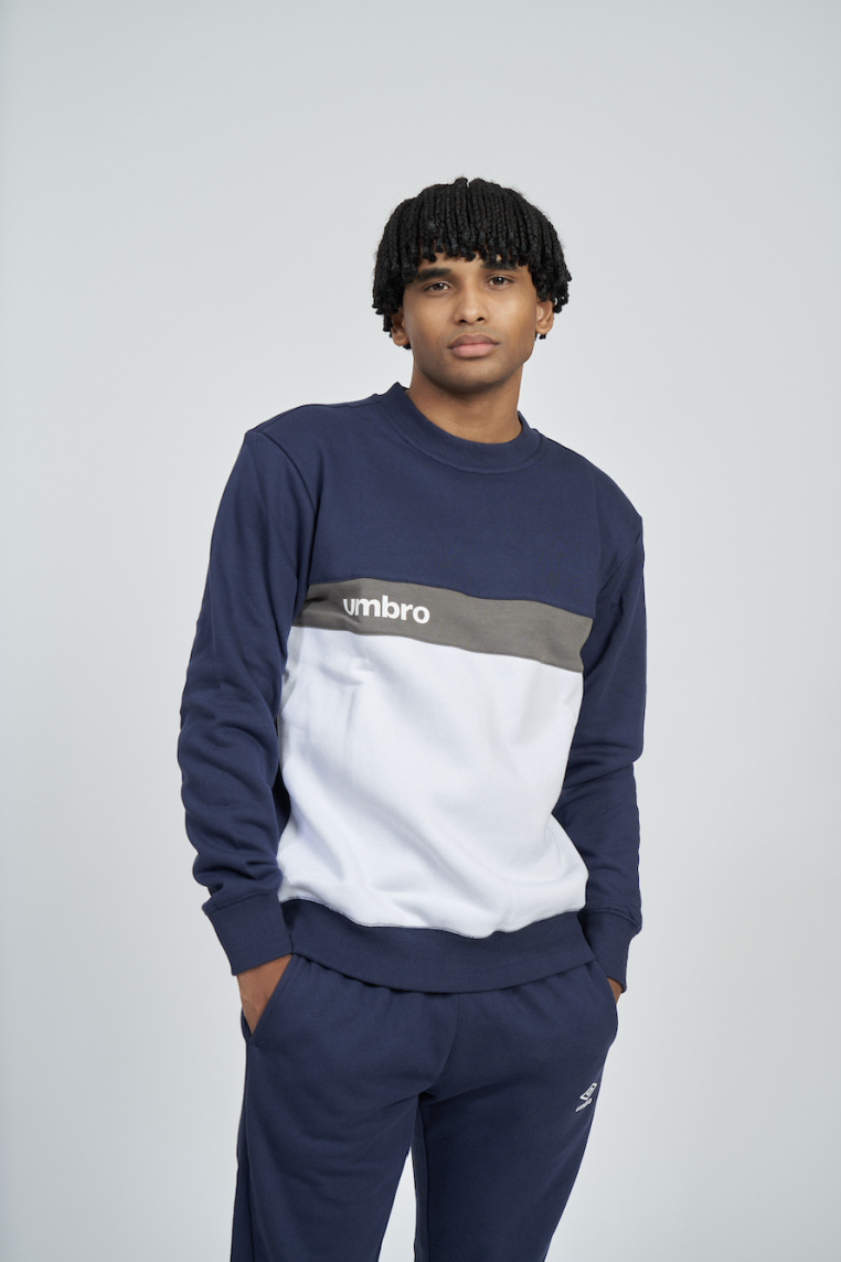 Umbro Fw Sportswear Sweat Dark Navy / Brilliant White / Gunmetal