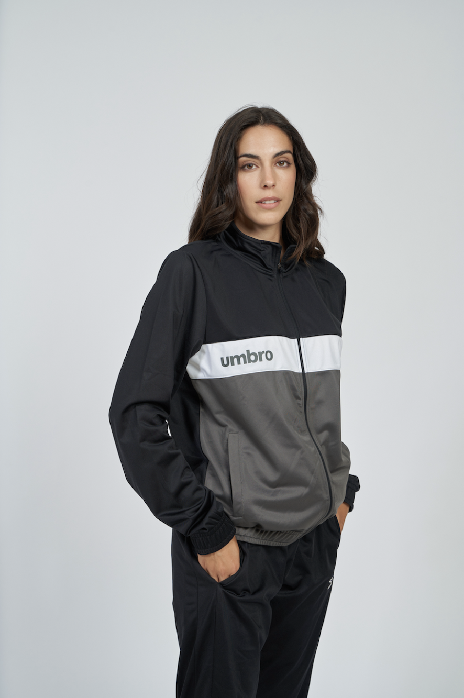 Top de treino Fw Sportswear Preto / Gunmetal / Branco Brilhante