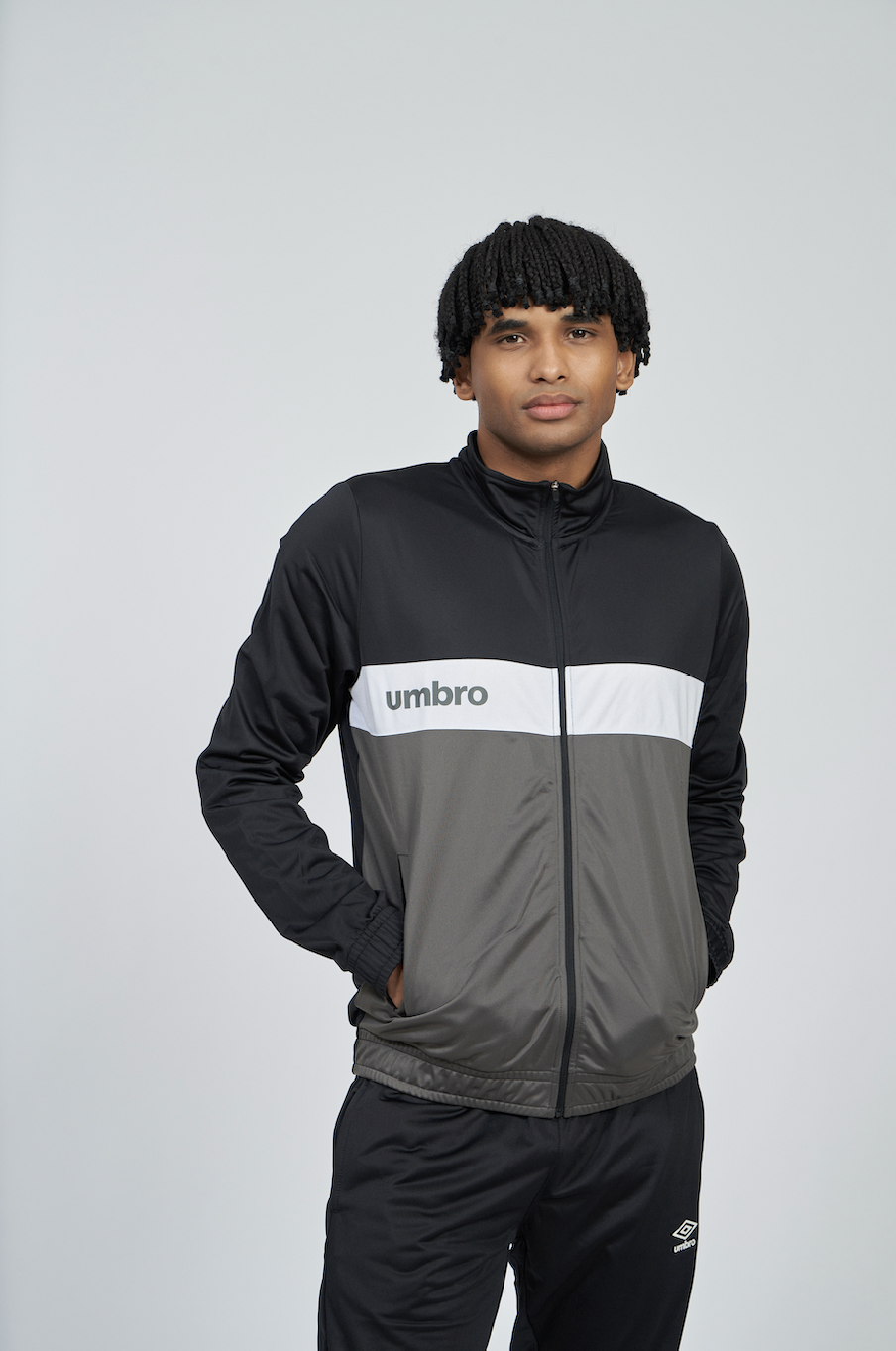 Top de treino Fw Sportswear Preto / Gunmetal / Branco Brilhante