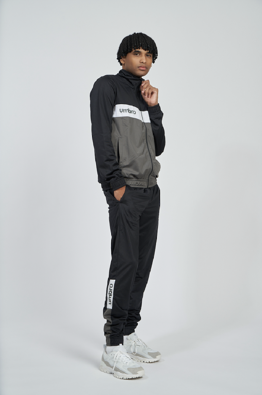 Top de treino Fw Sportswear Preto / Gunmetal / Branco Brilhante