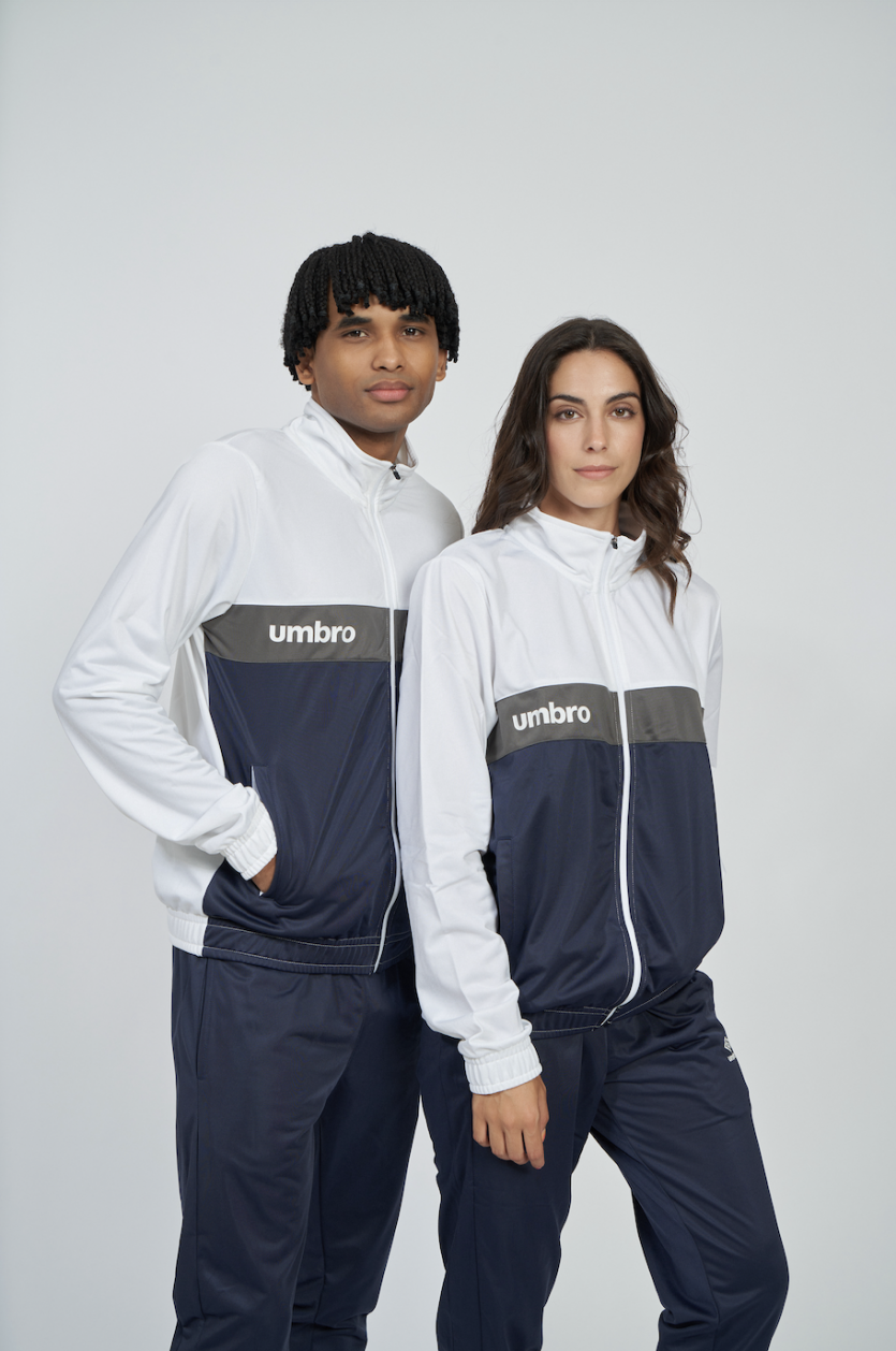 FW SPORTSWEAR TRACK TOP BRILLIANT WHITE / DARK NAVY /... 2