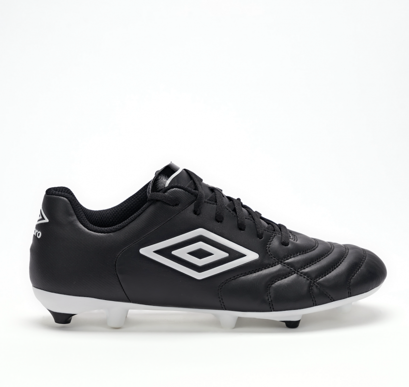 Umbro Classico XI FG Football Boot - JNR - Black / White