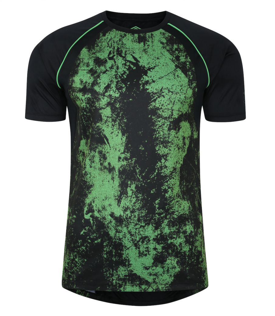 copy of Camiseta Umbro Pro Training Graphic Jersey Deep Surf / Laranja Vermillion