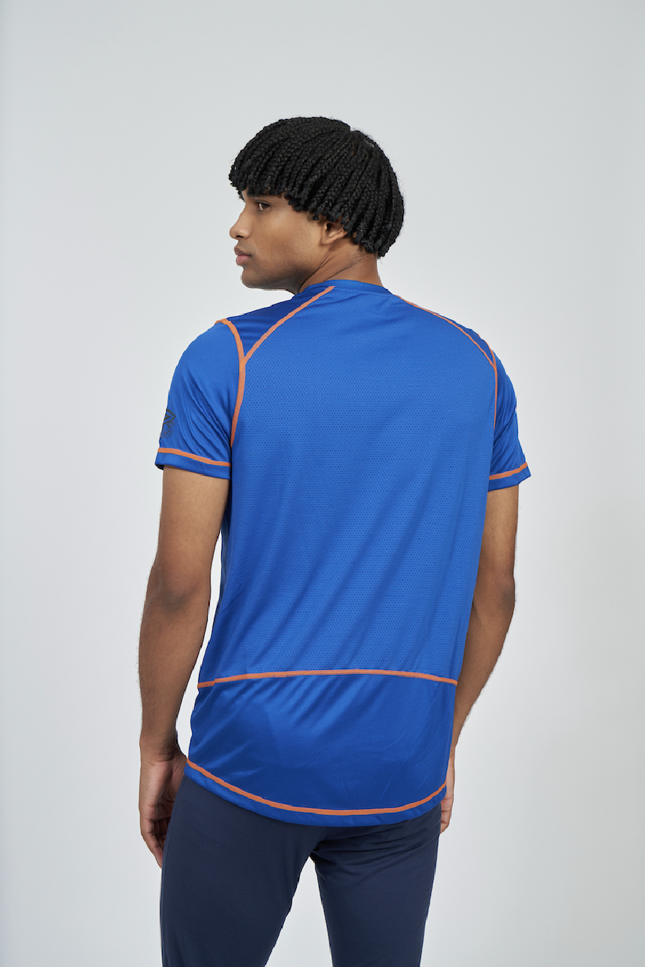 T-shirt Umbro Pro Training Poly Tee Deep Surf / Vermillion Orange