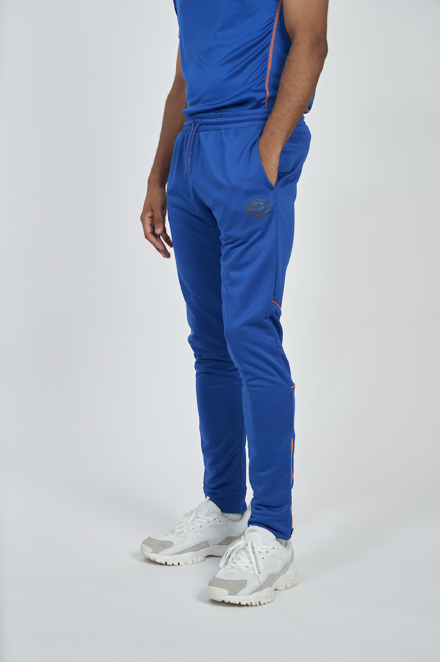 Pantalón Umbro Pro Training Poly Pant Deep Surf / Vermillion Orange