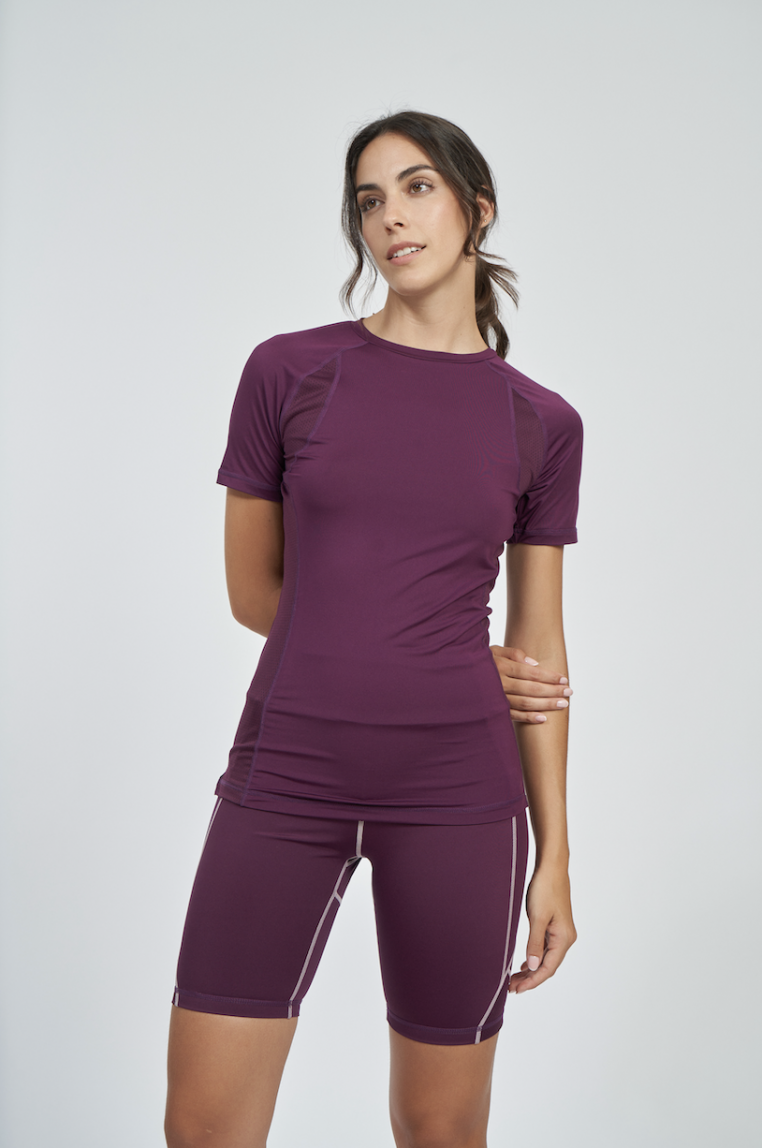 Umbro Pro Training Poly Tee – Damen Potent Purple / Mauve Shadow