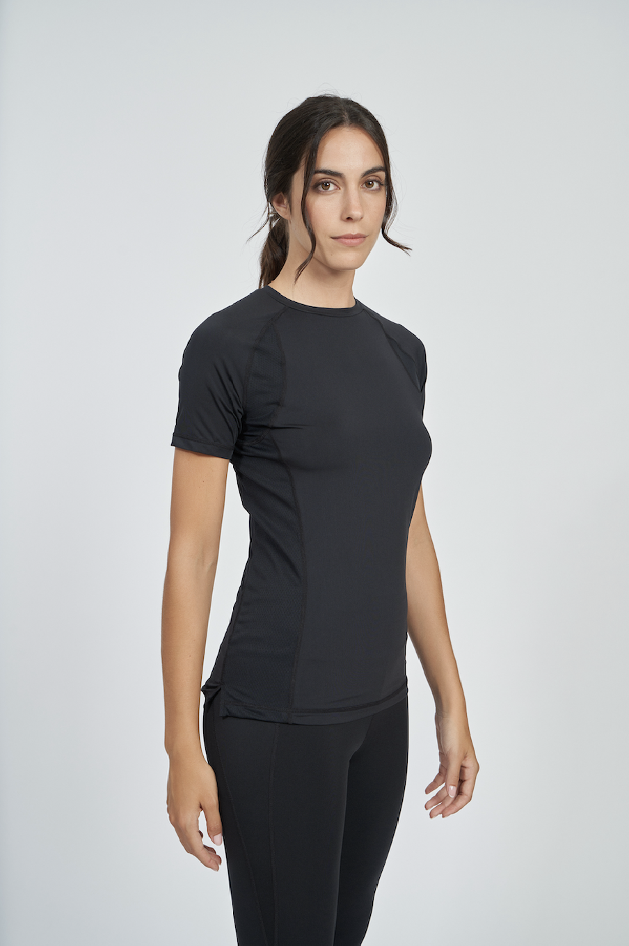 Umbro Pro Training Poly Tee - Womens Black / Harvest Gold