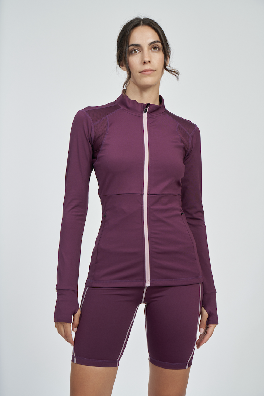 Jaqueta Umbro PRO JAQUETA DE TREINAMENTO - Womens Potent roxo / sombras malviosas
