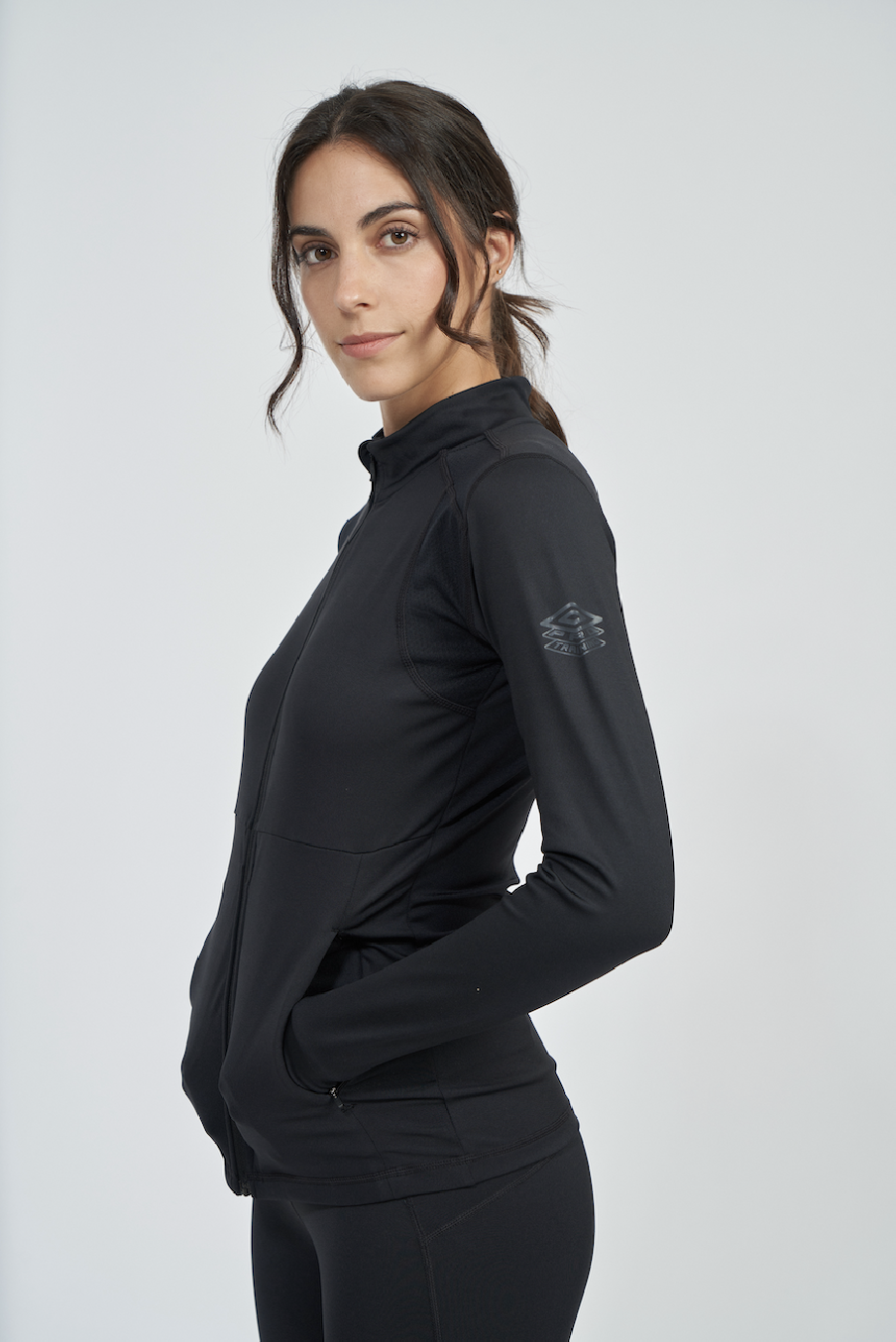 Umbro Pro Training Jacket - Womens Black / Harvest Gold