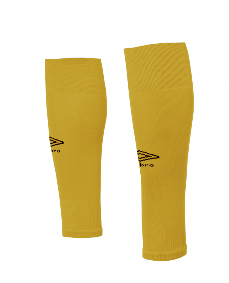 Umbro Footless Socks Yellow