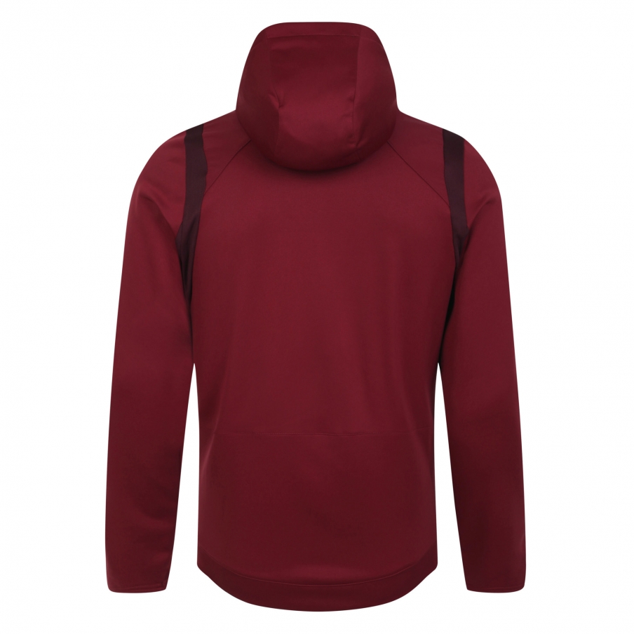 Chaqueta Umbro England Rugby 23-24 Hooded Jacket Tibetan Red / Zinfandel / Flame Scarlet