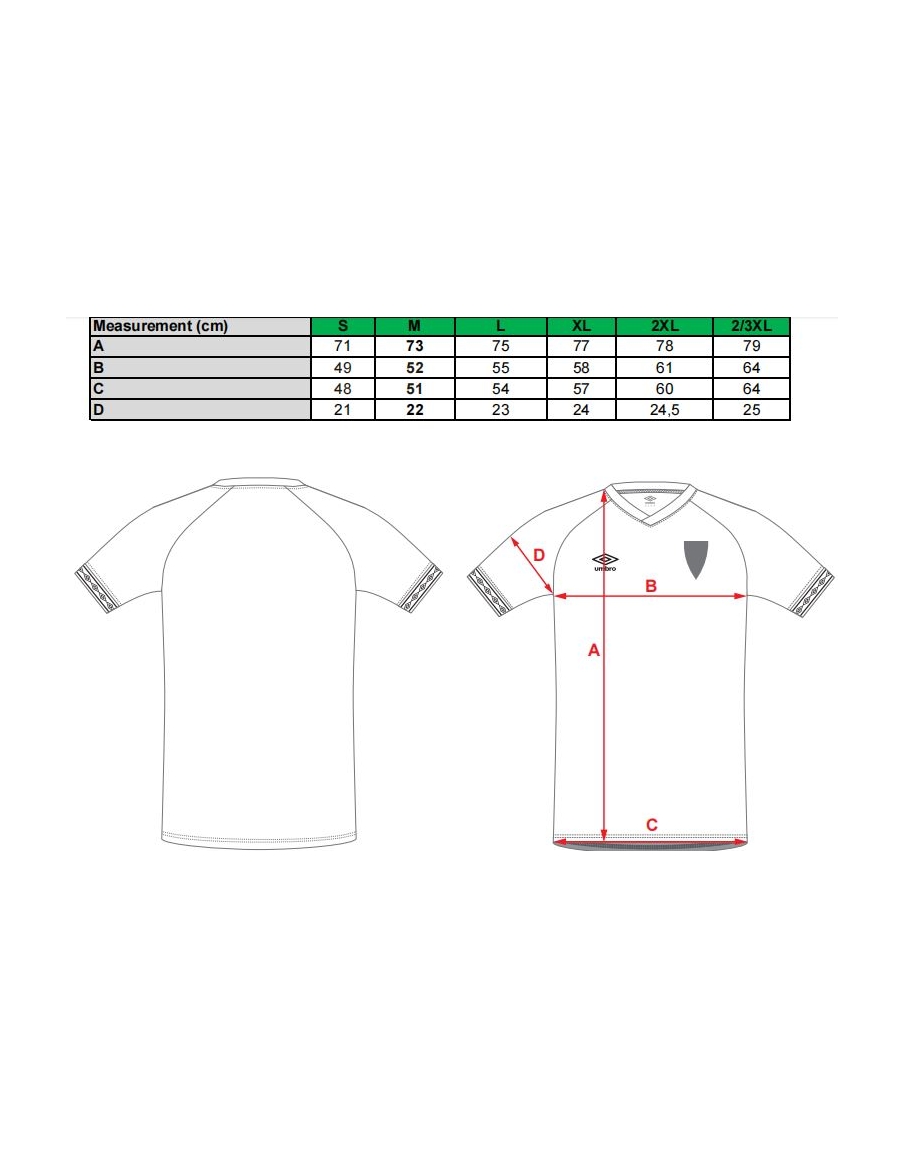 copy of JERSEY UMBRO RAYO VALLECANO HOME 23-24