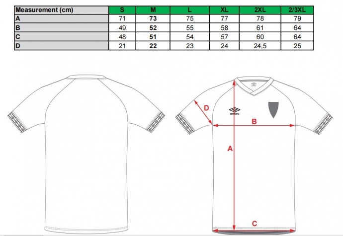 UMBRO RAYO VALLECANO HOME 23-24...