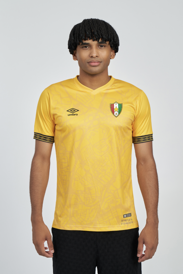 Camiseta Umbro CF Estrela da Amadora Goalkeeper 23-24 Jersey Sin Sponsor Yellow