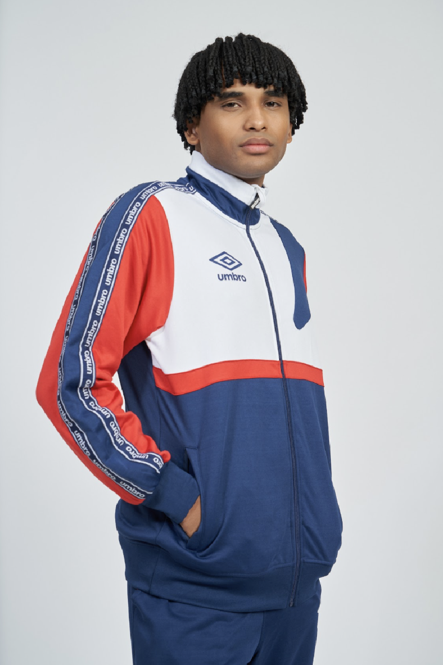 Tracksuit Umbro Kanchenjunga Nay / Branco / Rede